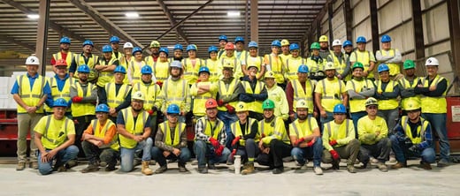 County Prestress & Precast Recognizes Whitestown Team Members for Safety Milestone