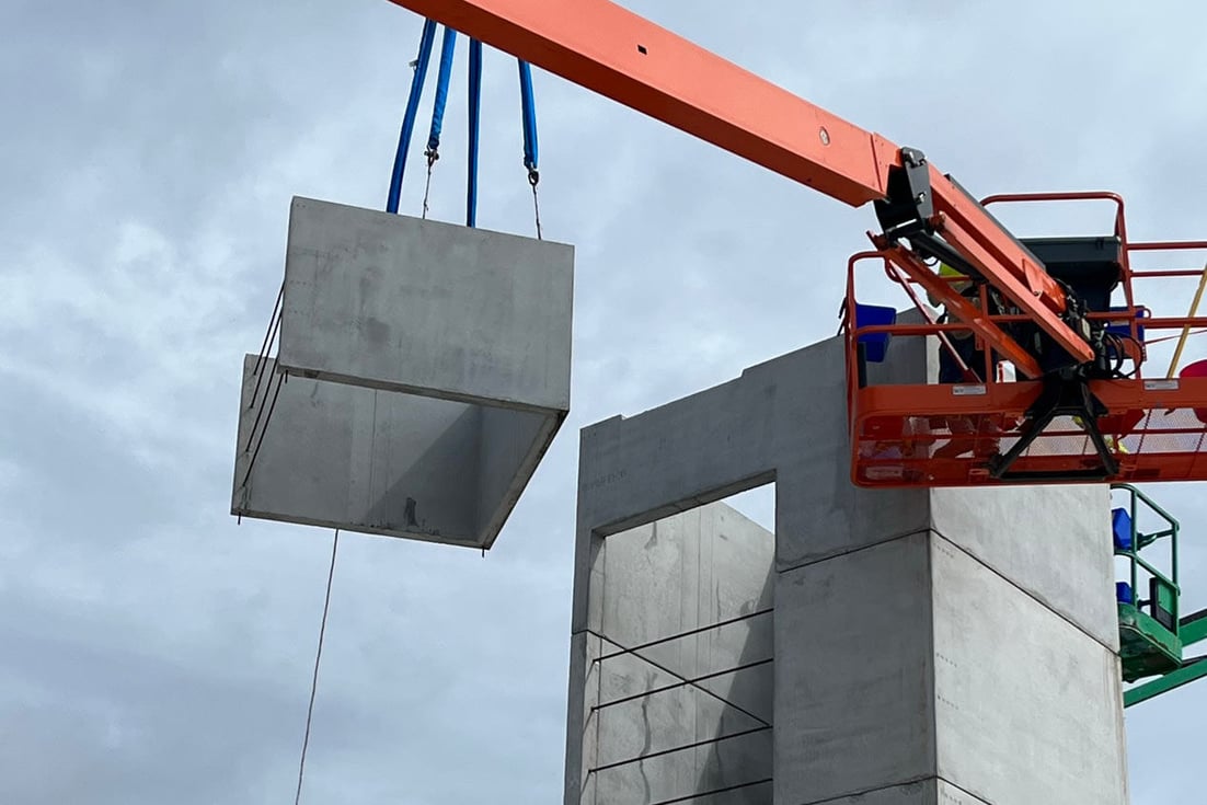 Using Precast Concrete for Elevator and Stair Shafts