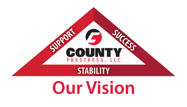 County Prestress Vision Logo