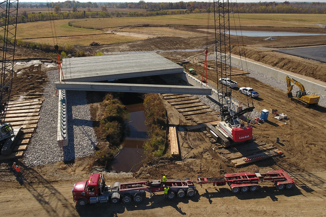 MidAmerica St. Louis Airport Taxiway and Bridge